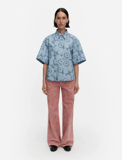 Marimekko Standardi Unikko   Blue   36