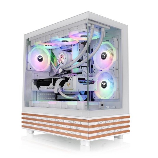 Thermaltake View 270 Plus ARGB Mid Tower Kabinet Hvit Thermaltake View 270 Plus ARGB Mid Tower Kabinet Hvit
