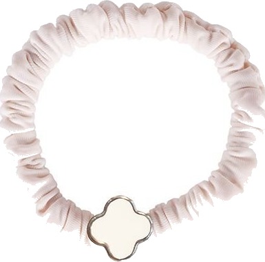 Makeup Mekka Flower Charm Hair Tie White