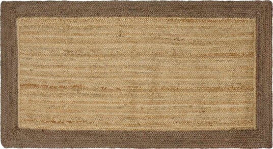Områdetepper Grå 80 x 150 cm Jute