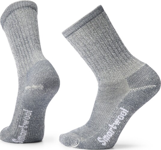 Smartwool Unisex Hike Classic Light Cushion Crew Socks Light Gray 42 45