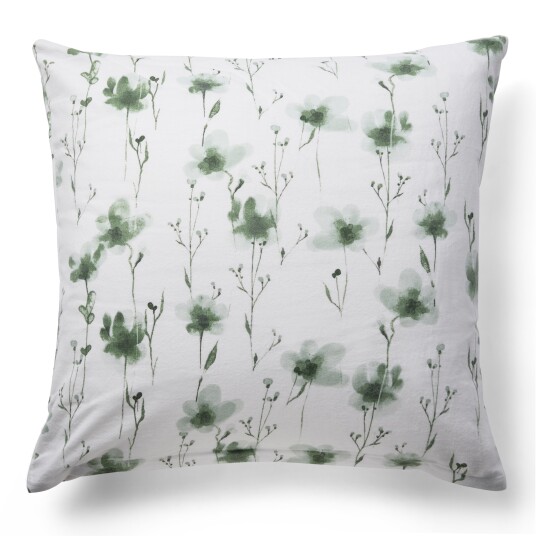 By Night Flanell putetrekk 60x63 cMykt blomstret putetrekk   100% Bomullsflanell    hodeputetrekk