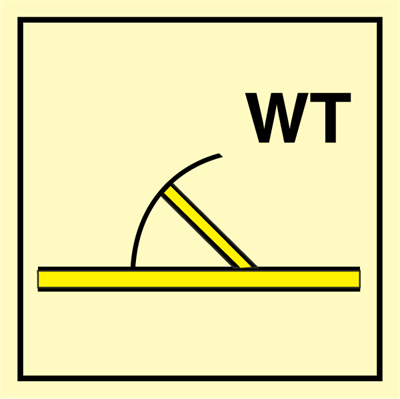 Jo Safety B class fire door IMO Control sign 104251 Jo Safety B class fire door IMO Control sign 104251