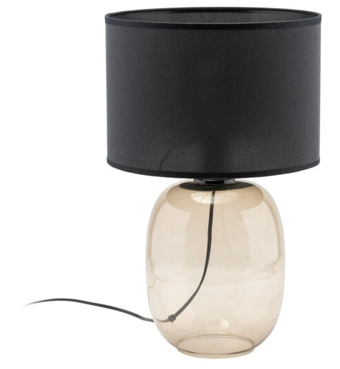 Melody bordlampe - Svart / Amberfarget Melody bordlampe - Svart / Amberfarget
