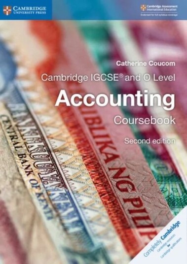 Cambridge Igcse (R) And O Level Accounting Coursebook Av Catherine Coucom