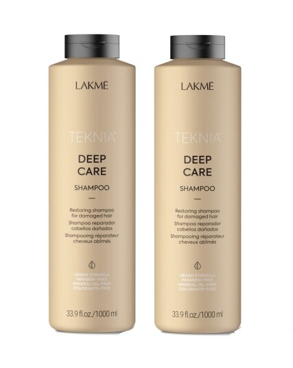 Lakmé Teknia Deep Care Shampoo 1000 ml + Lakmé Teknia Deep Care Conditioner 1000 ml