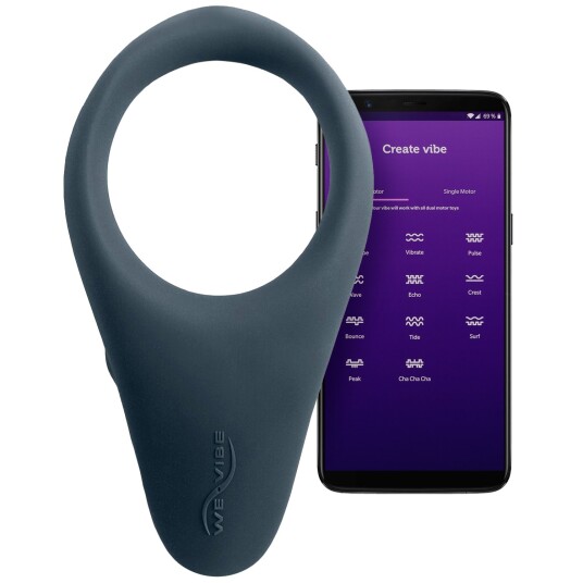 We-Vibe Vibe Verge Appstyrt Vibratorring      - Grå
