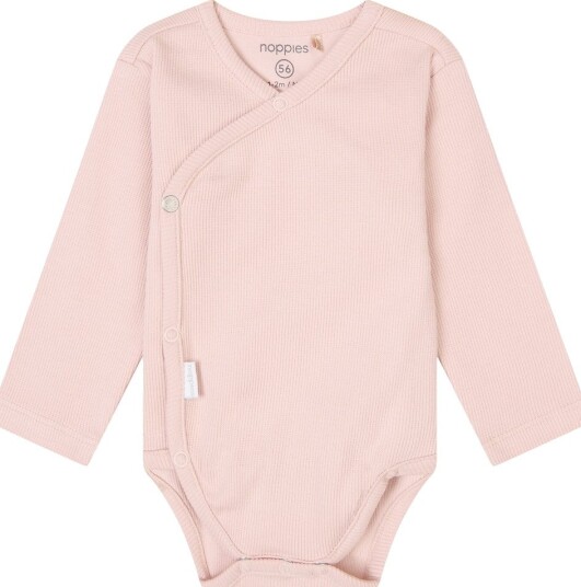 Noppies U Romper Narellan Long Sleeve   P778 ROSE SMOKE   68