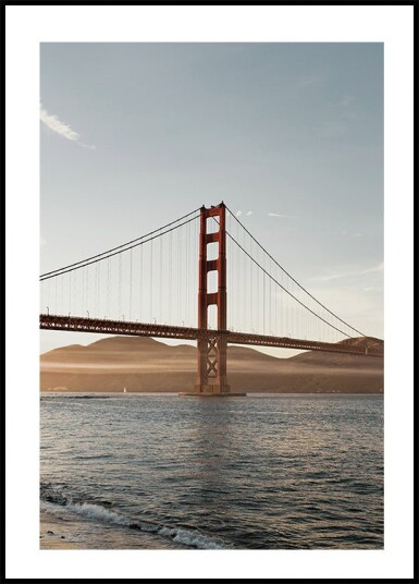 Golden Gate Bridge Plakat Plakat / 50x70cm