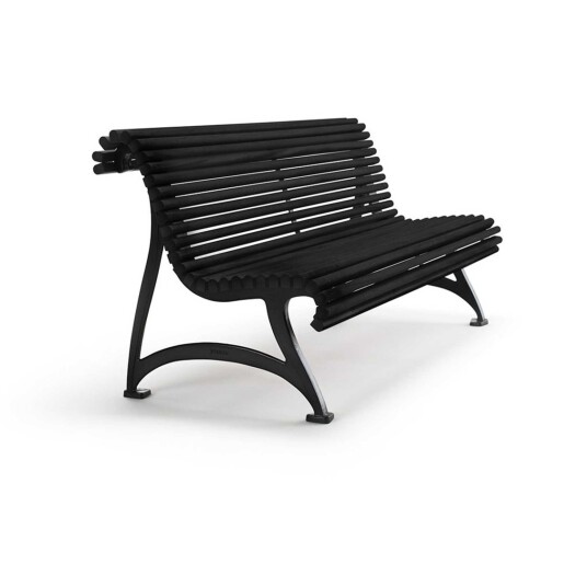 Byarums bruk Jujol sofa Svart/svartlasert mahogni 180 cm Svart Byarums bruk Jujol sofa Svart/svartlasert mahogni 180 cm Svart