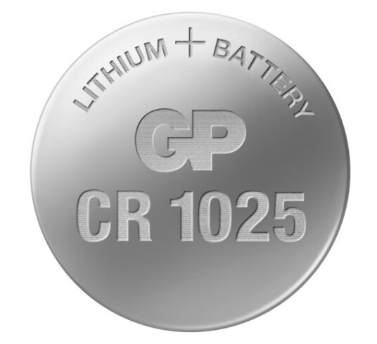 Gp Batteries 103238 Engangsbatteri Cr1025 Lithium-Manganese Dioxide Limno2 3 V 1 Stykker 10 ar
