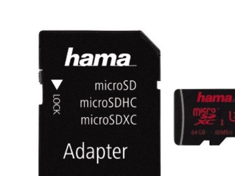 Hama 00123979, 64 Gb, Microsdxc, Klasse 3, Uhs