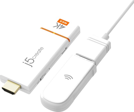 j5create Screencast 4K Max trådløs skjermadapter HDMI opp til 15 m j5create Screencast 4K Max trådløs skjermadapter HDMI opp til 15 m