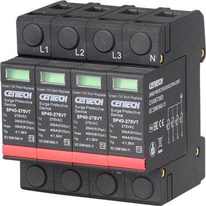 Cenika Overspenningsvern 4-pol Type 2 Pluggbar 275V