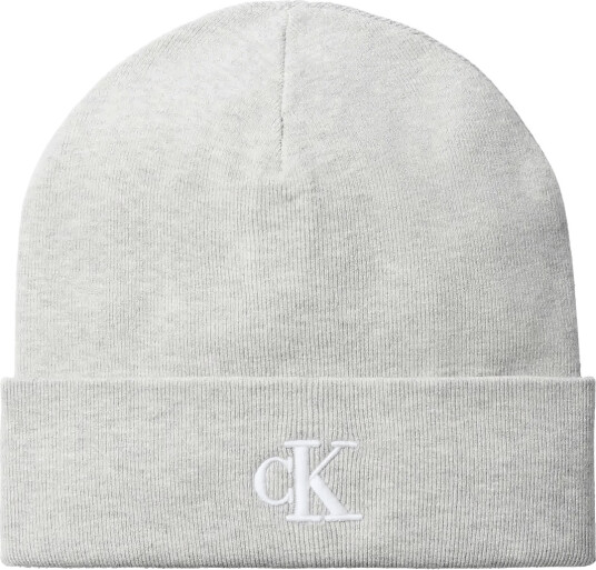 Calvin Klein Ck Fine Rib Beanie Grey ONE SIZE