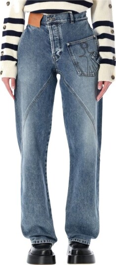 JW Anderson Dame Jeans Blå W26,
