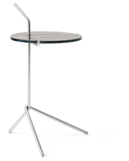 &Tradition Halten SH9 sidebord Smoked glass-stainless steel