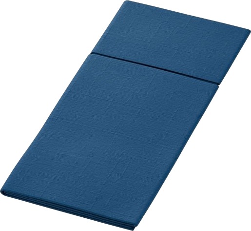 Duni Duniletto Blå Monokromatisk 400 Mm 330 Mm 65 Stykker Tyskland