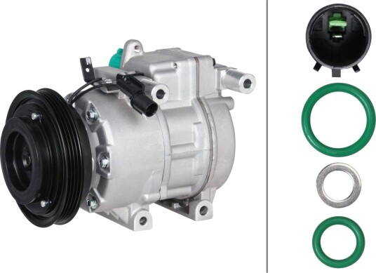 HELLA 8FK 366 202-541 AC-kompressor HELLA 8FK 366 202-541 AC-kompressor