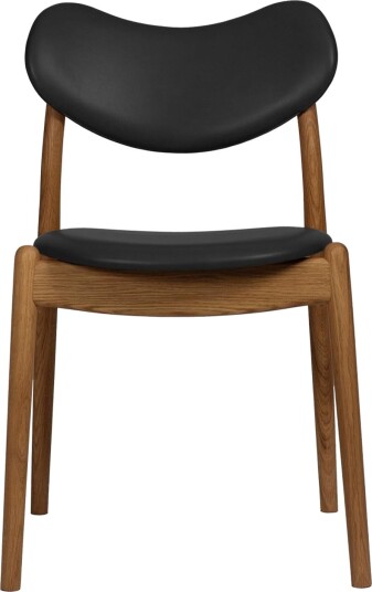 Ro Collection Hybrid Spisestol Trukket Oljet Eik/ Sort Skinn Ro Collection Hybrid Spisestol Trukket Oljet Eik/ Sort Skinn