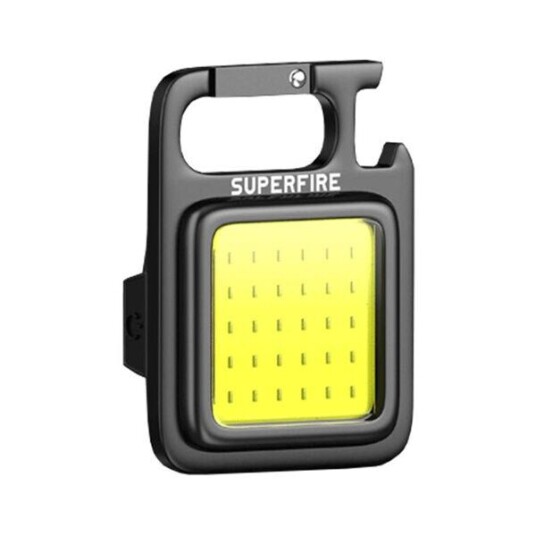 Superfire Mx16 - Nøkkelkjedelykt - Led - 4-Modus - 9 W - 5800 K Superfire Mx16 - Nøkkelkjedelykt - Led - 4-Modus - 9 W - 5800 K