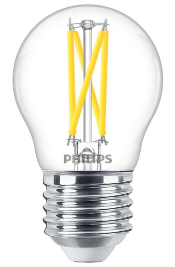 Philips Master Value Led Krone Dimtone 1,8W 25W E27 927 P45 Klar Glas Philips Master Value Led Krone Dimtone 1,8W 25W E27 927 P45 Klar Glas