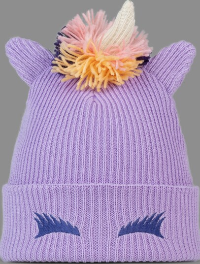 Buff Knitted Hat Fun Unicorn Grape Ice One Size