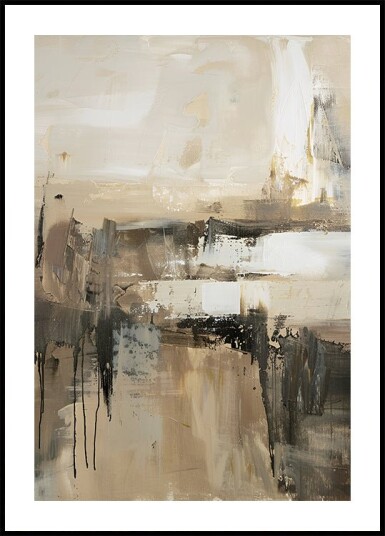 Abstract Natural Layers Plakat Plakat / 100x150cm