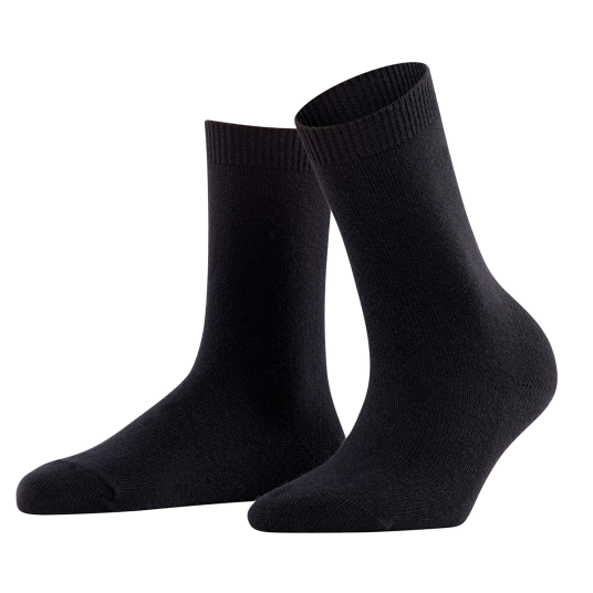 FALKE Sokker Cosy Wool Svart FALKE Sokker Cosy Wool Svart