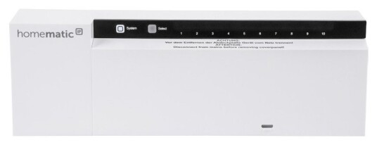 Homematic IP Gulvvarmestyring HmIP FAL230 C10 10 Soner 230v