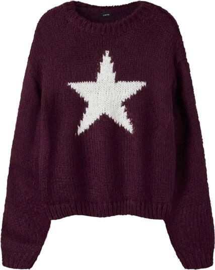 LMTD Nlfbowsta Ls Short Knit FIG 146-152