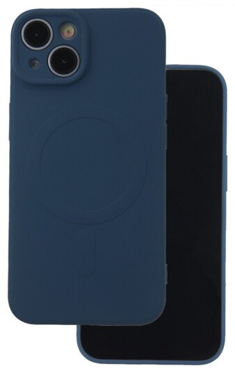 TelForceOne Simple Color Mag-deksel for iPhone 14 Pro Max - 6.7tm - Marineblå