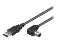 MicroConnect USB 2.0 Type B Hankjønn til Hankjønn Kabel 50 cm
