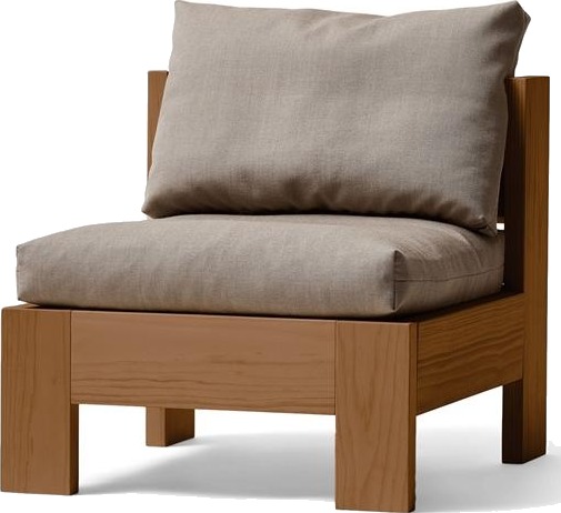 Form & Refine Icon Lenestol Dyp Brun Furu/ Beige Form & Refine Icon Lenestol Dyp Brun Furu/ Beige