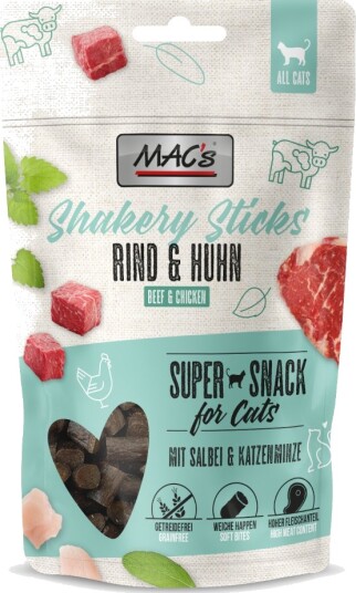 Mac'S Cat Shakery Sticks Okse 50 G
