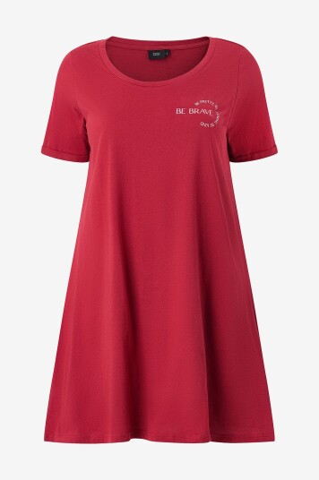 Zizzi Nattkjole mAlly S/S Abk Dress