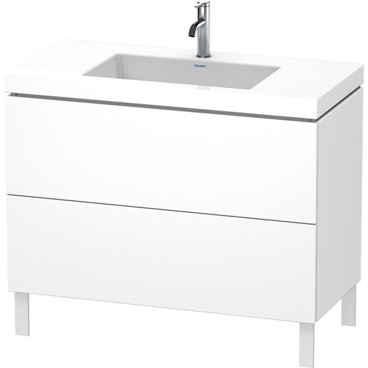 Duravit L-Cube Servantskap m/2 skuffer 1000x698x480 mm Hvit Matt