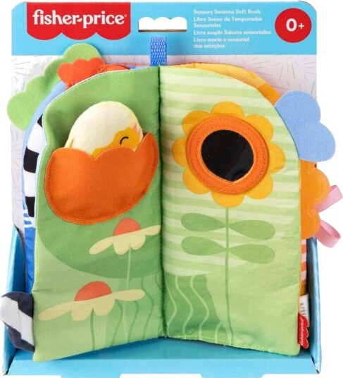 Fisher-Price Sensory Seasons Soft Book Newborn Tummy Time Busy Activity For Baby Ages 0+ Months Multi/Patterned One Size Fisher-Price Sensory Seasons Soft Book Newborn Tummy Time Busy Activity For Baby Ages 0+ Months Multi/Patterned One Size