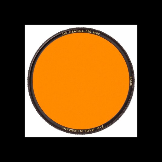 B+W Orange 52mm 550 MRC Basic Oransje filter for S/H fotografering
