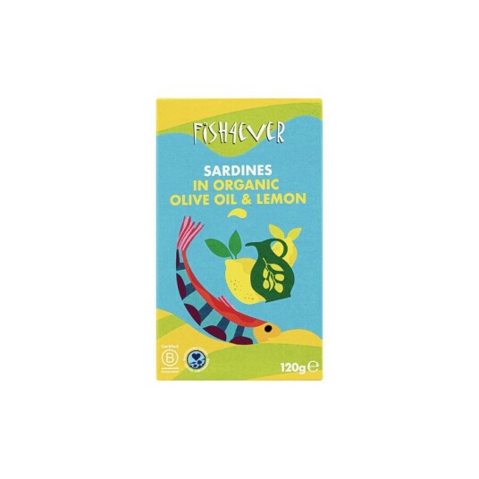 Fish 4 Ever sardiner i olivenolje & sitron 120g Fish 4 Ever sardiner i olivenolje & sitron 120g