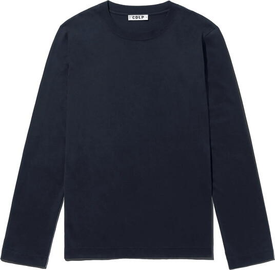 CDLP Midweight Long Sleeve T Shirt Dark Navy Navy XL