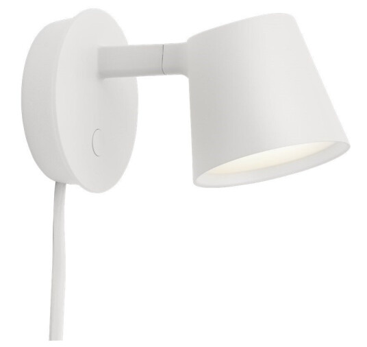 Muuto Tip Vegglampe Hvit