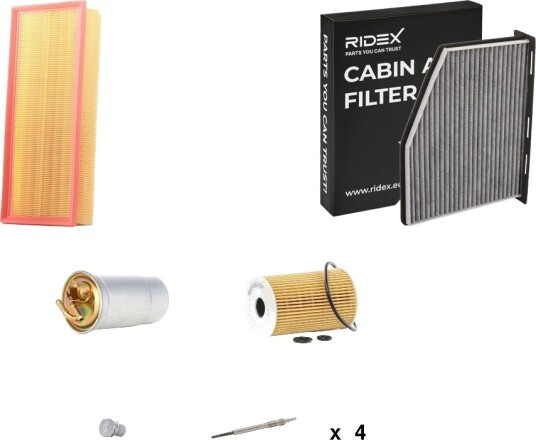 Servicepakke RIDEX 4682P22202