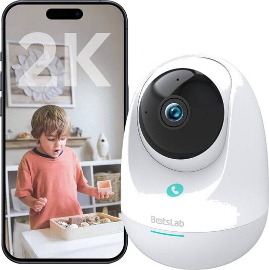 Botslab Innendørs Wifi-Kamera 2E Pro 360° 3mp