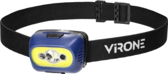 Orno Cob Led Hodelykt Med Bevegelsessensor, Oppladbar, Blå Orno Cob Led Hodelykt Med Bevegelsessensor, Oppladbar, Blå