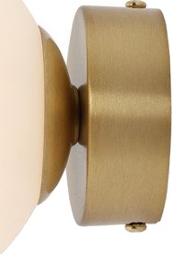 Aldex Ball vegglampe messing Ø14 cm
