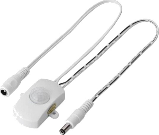 Hvit PIR Sensor til LED strip 12V 60W 24V 120W med skrukobling