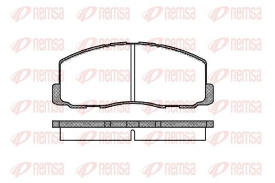 Bremseklosser REMSA 0188.00