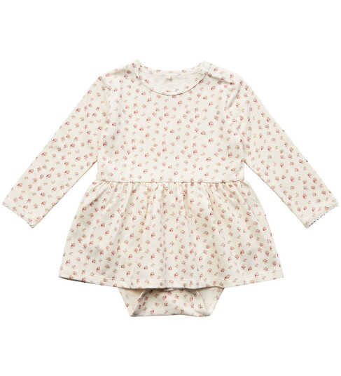 Sofie Schnoor Kjolebody Antique White 3 år 98 Langermet Body Hvit