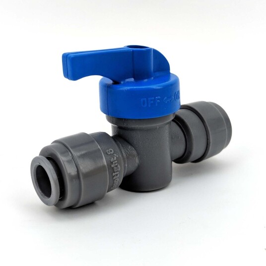 Stengeventil 8mm (5/16") Duotight Hurtigkobling